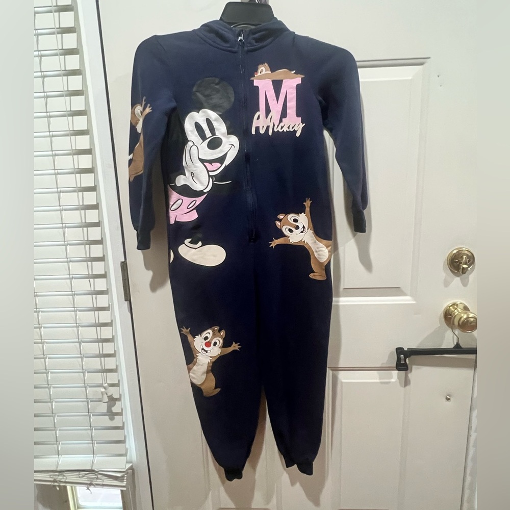 H&M Disney Navy Blue Mickey Mouse Kids One Piece
